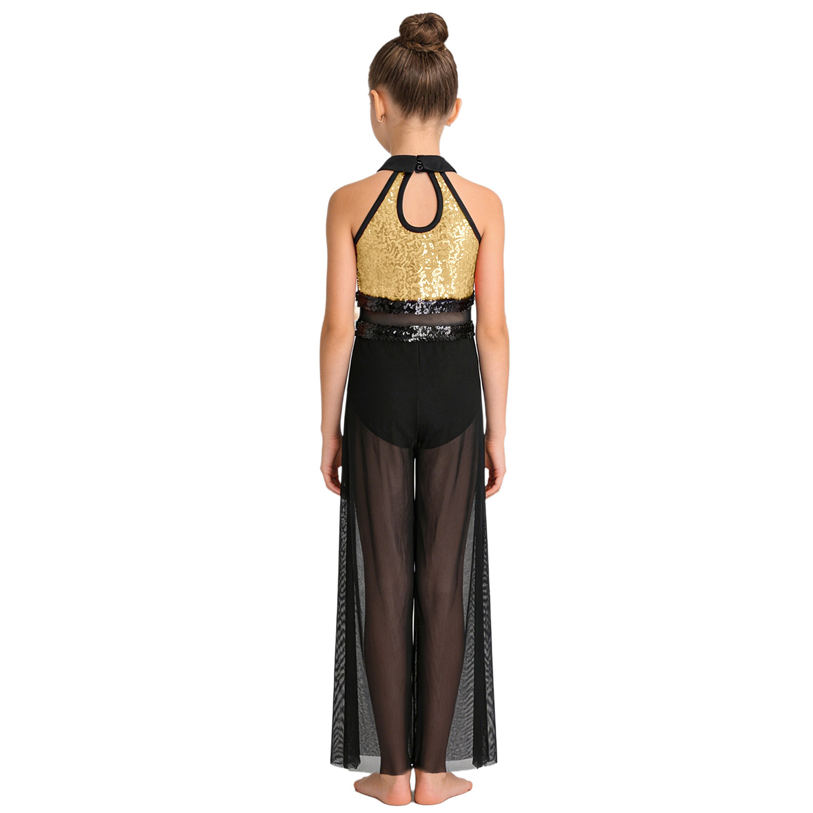 Street Fashion Kids - Kids Girls Jazz Dance Jumpsuit Sleeveless