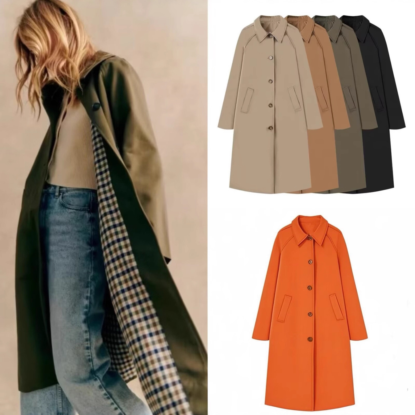 Women's Fashion Long Trench Co – Street Fashion England recenzja i cena