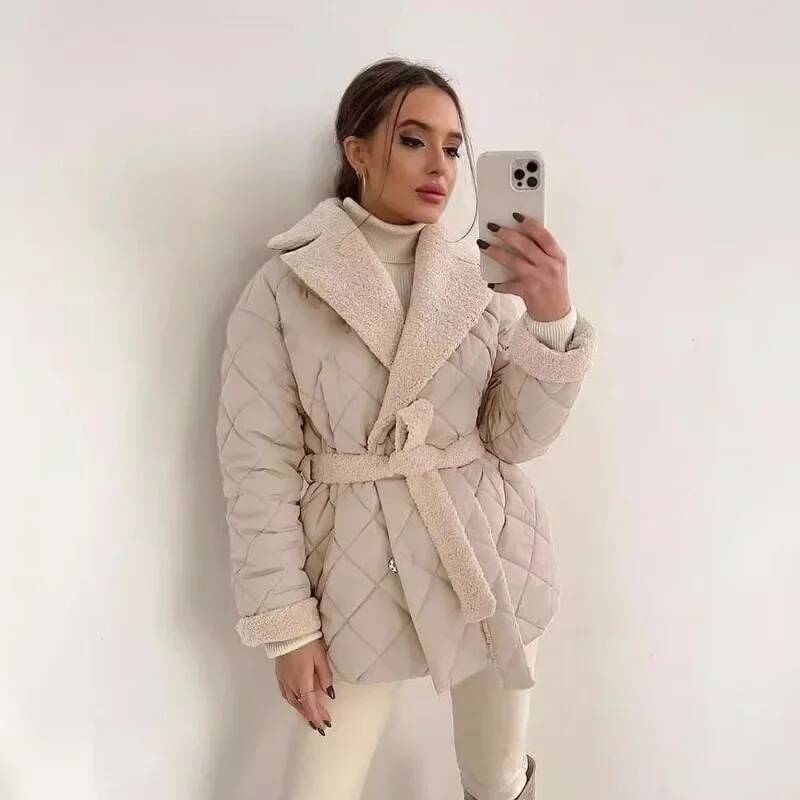 Elegant Quilted With Faux Fur  – Street Fashion England recenzja i cena