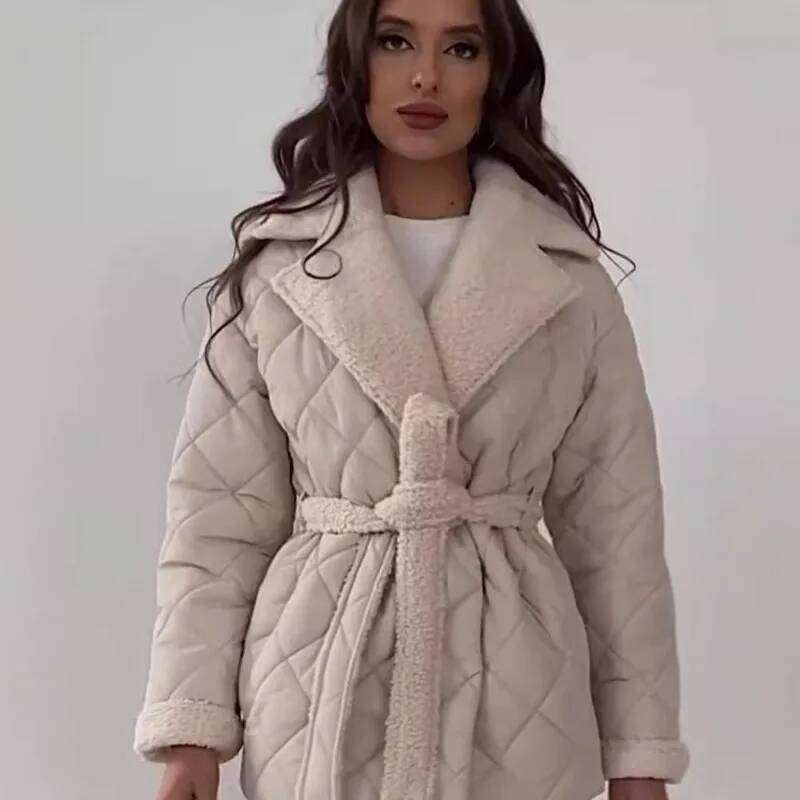 Elegant Quilted With Faux Fur  – Street Fashion England recenzja i cena