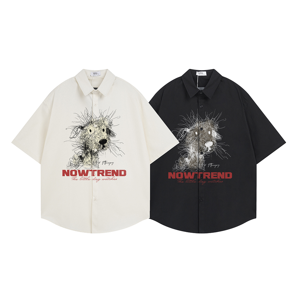 Fashion Funny Print Shirt Shor – Street Fashion Reviews recenzja i cena