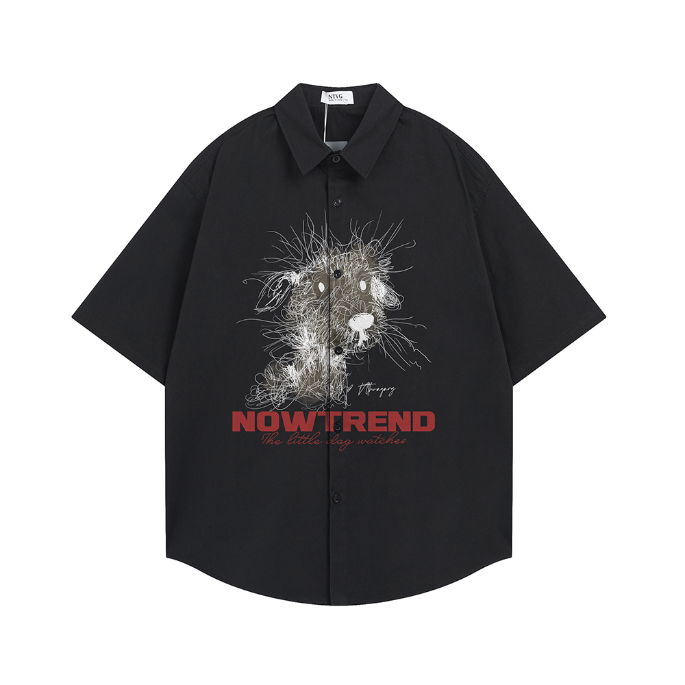 Fashion Funny Print Shirt Shor – Street Fashion Reviews recenzja i cena