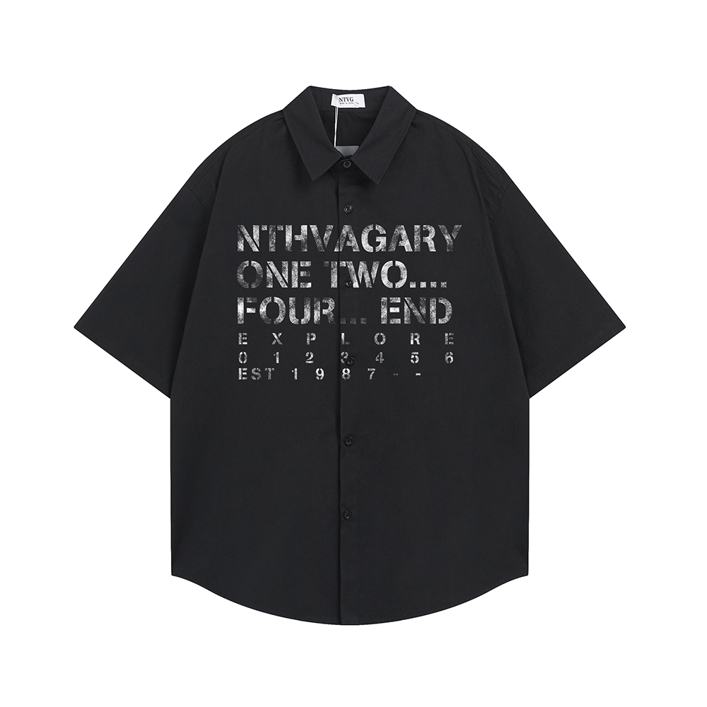 Fashion Letter Print Shirt Sho – Street Fashion Reviews recenzja i cena