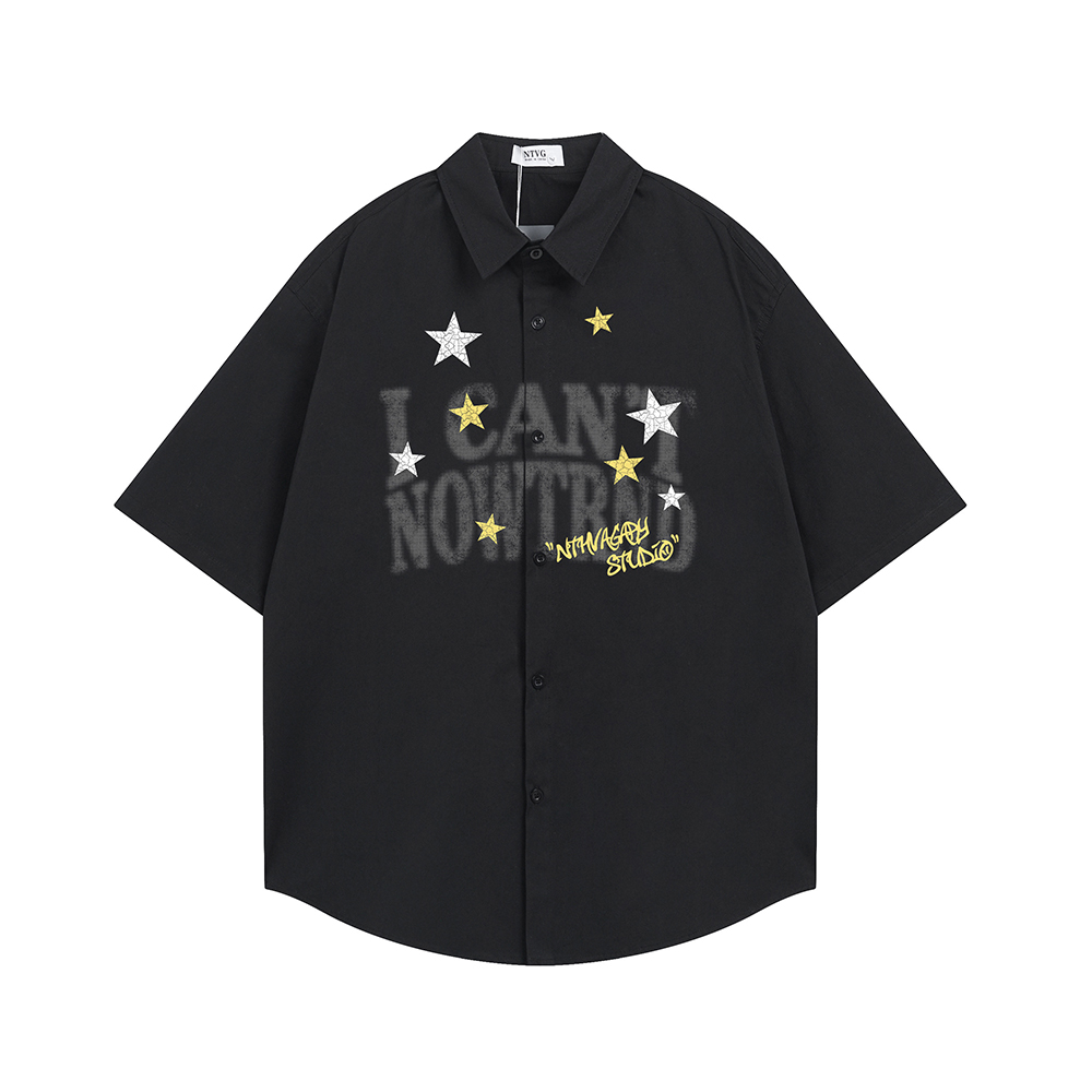 Funny Print Fashion Shirt Shor – Street Fashion Reviews recenzja i cena