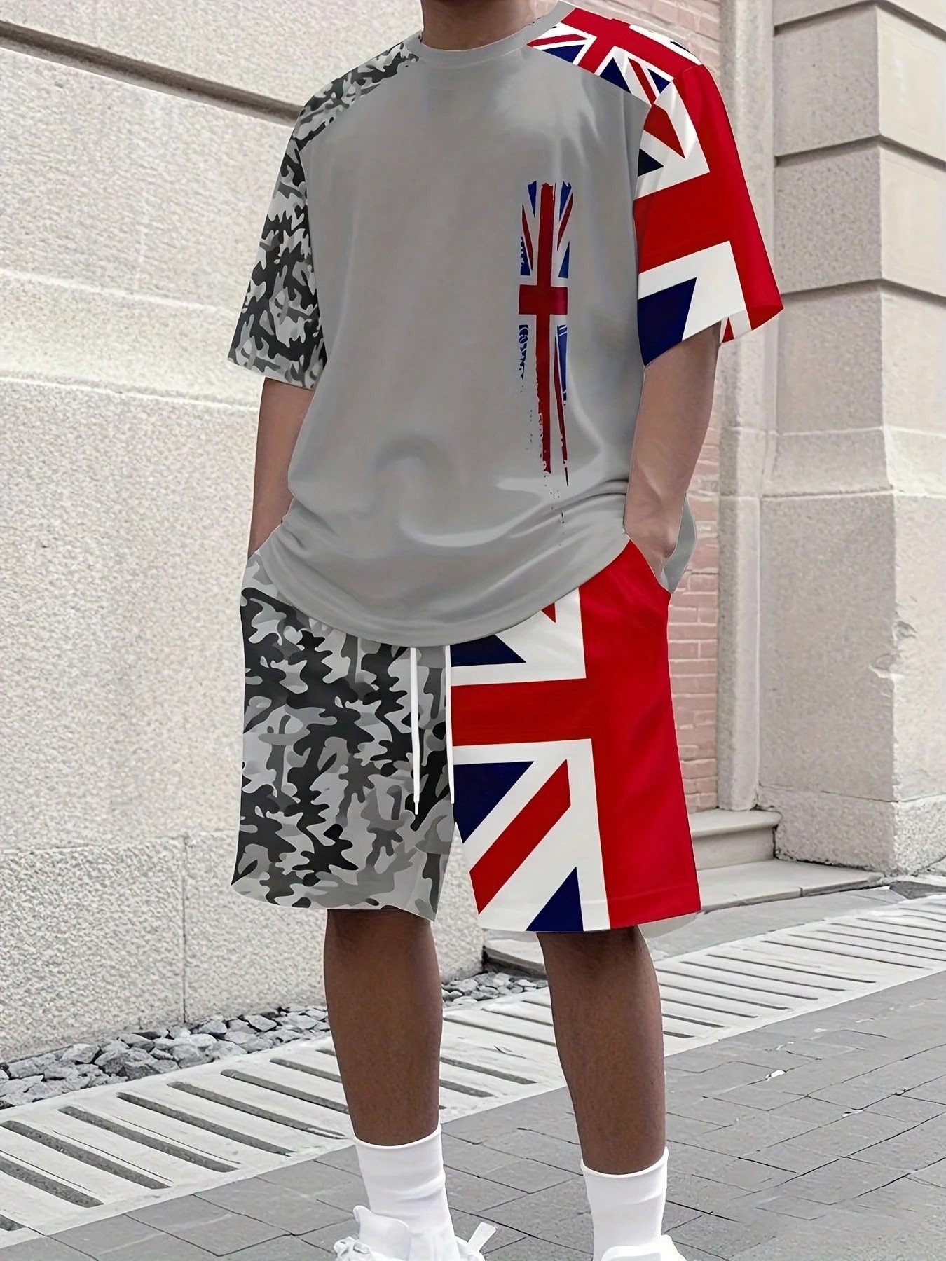 2026 Summer New Men's Short-Sl – Street Fashion In China recenzja i cena