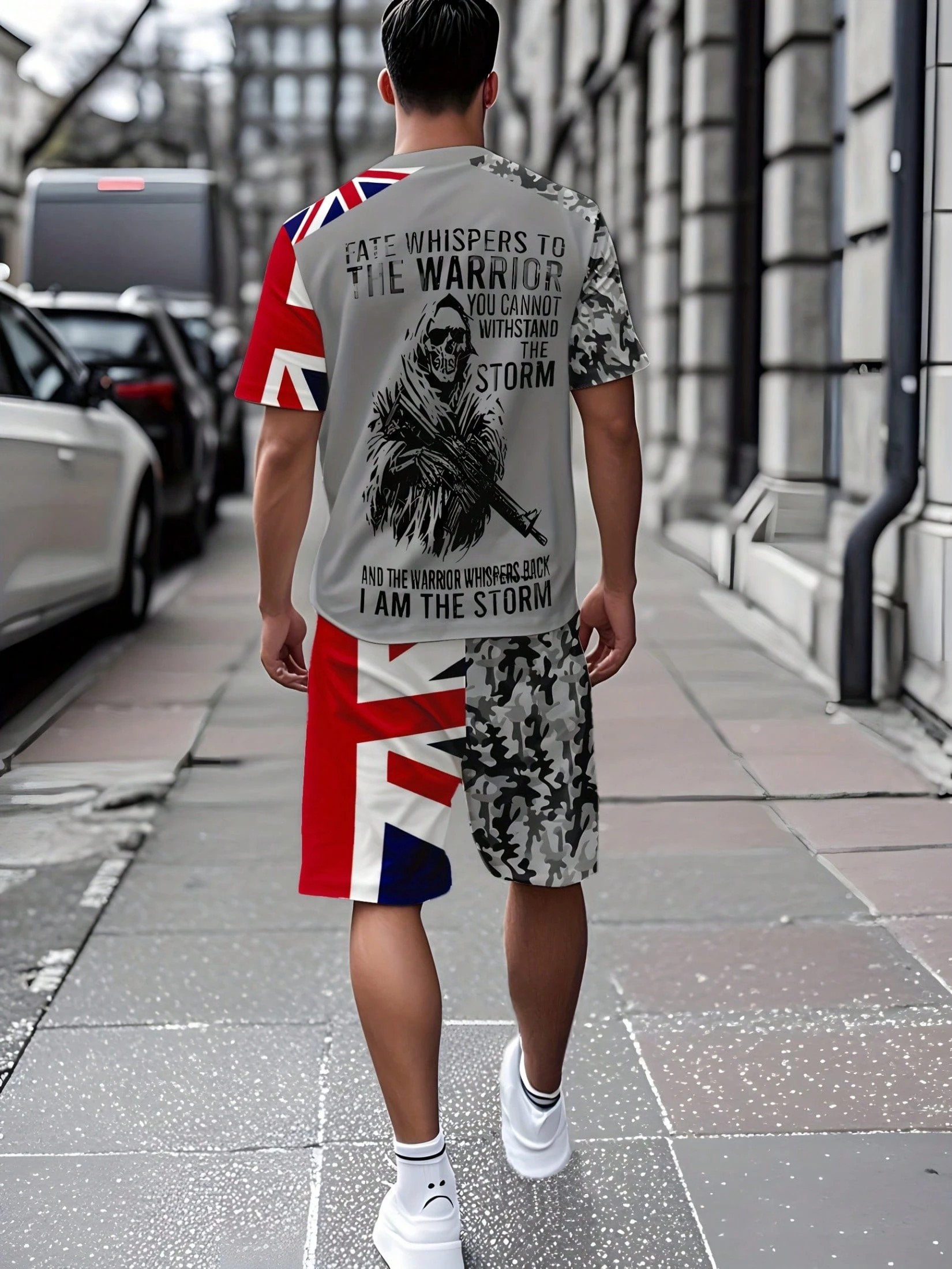 2026 Summer New Men's Short-Sl – Street Fashion In China recenzja i cena