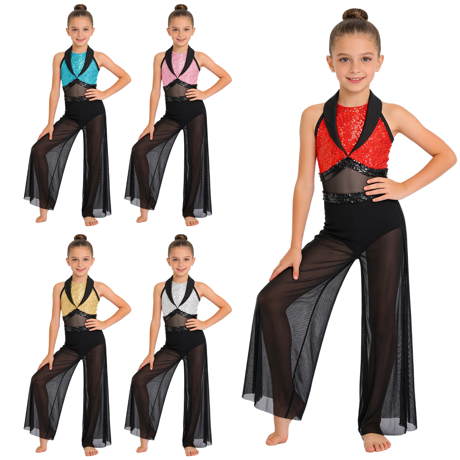 Kids Girls Jazz Dance Jumpsuit – Street Fashion Kids recenzja i cena