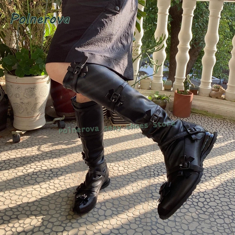 Black Bowknot Fashion Long Boo – Street Fashion Trends 2026 recenzja i cena
