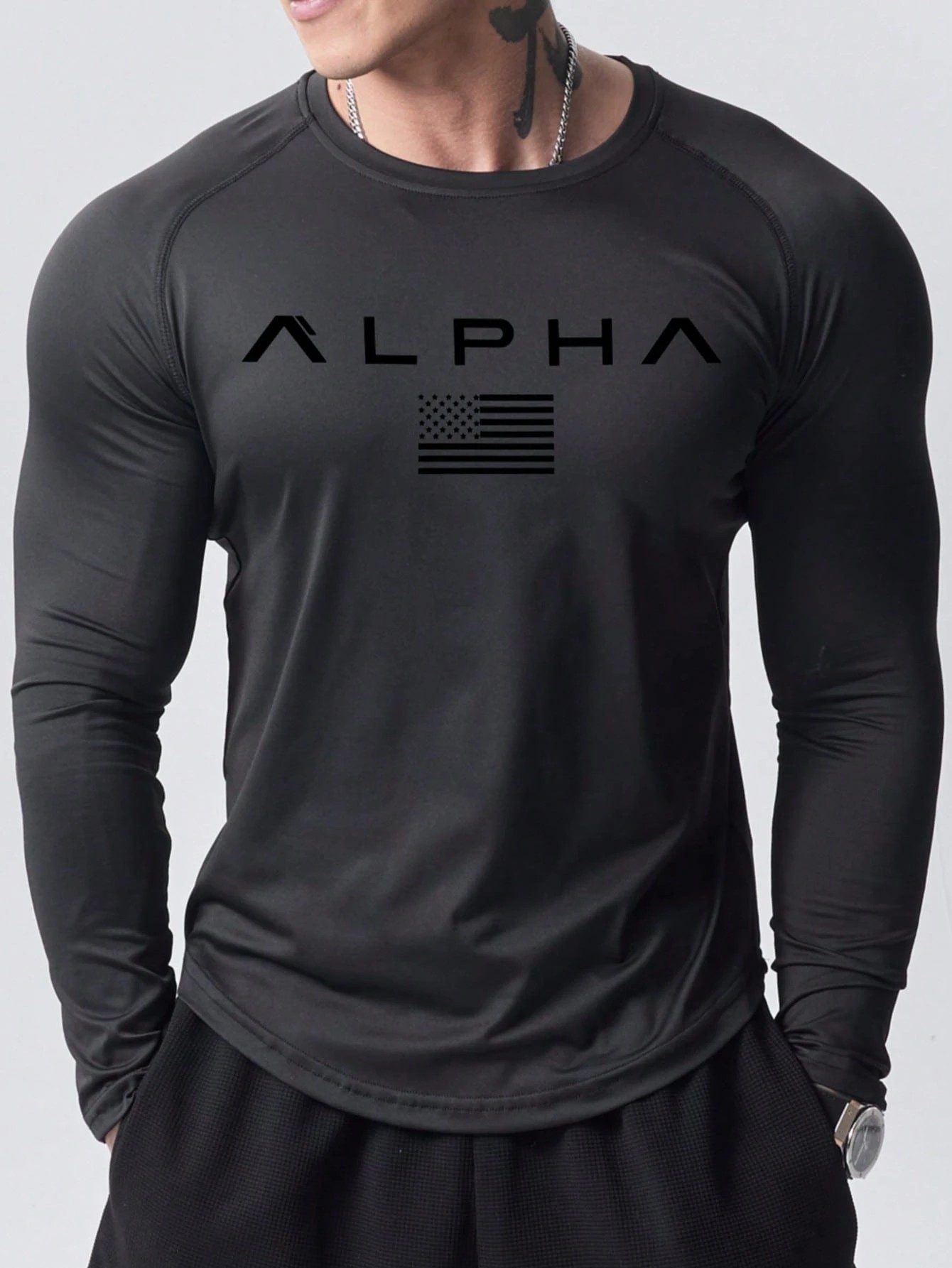 New men's long-sleeved T-shirt – Street Fashion For Man recenzja i cena