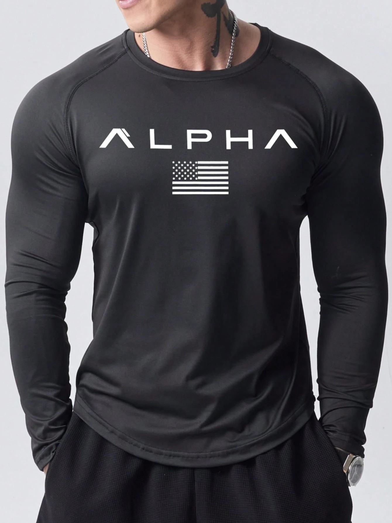 New men's long-sleeved T-shirt – Street Fashion For Man recenzja i cena