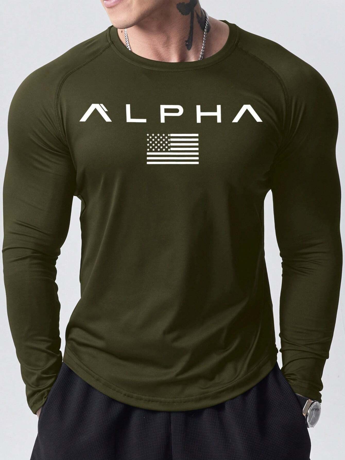 New men's long-sleeved T-shirt – Street Fashion For Man recenzja i cena
