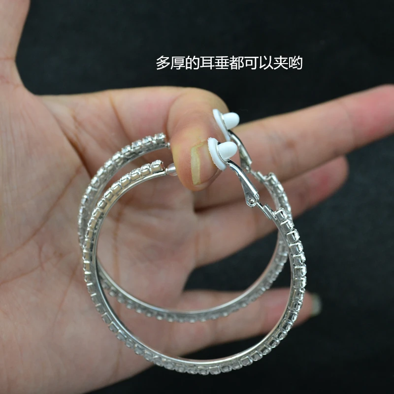 Clip on Earrings for Women No  – Street Fashion Earrings recenzja i cena