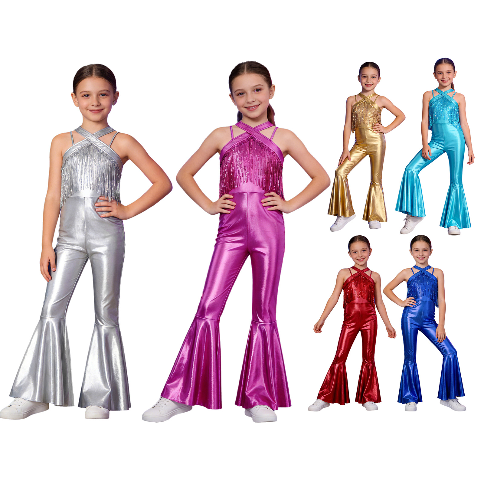 Kids Girls Metallic Disco Jazz – Street Fashion Kids recenzja i cena