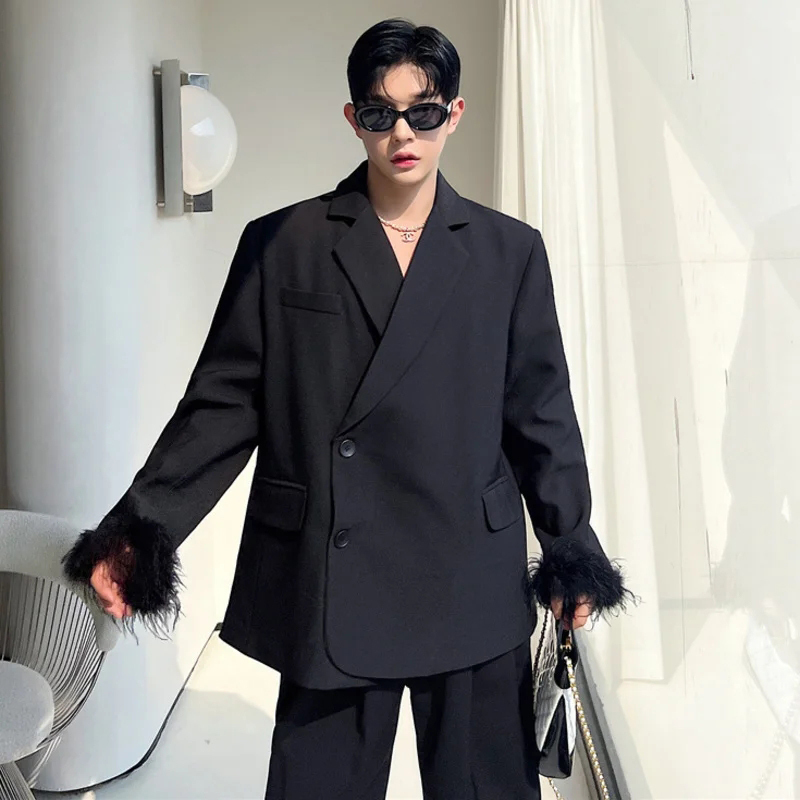 LUZHEN Men's Fashion Coat Feat – Street Fashion Reviews recenzja i cena