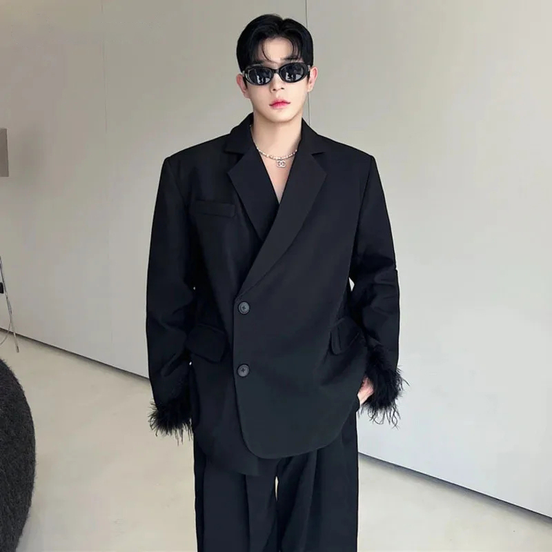 LUZHEN Men's Fashion Coat Feat – Street Fashion Reviews recenzja i cena
