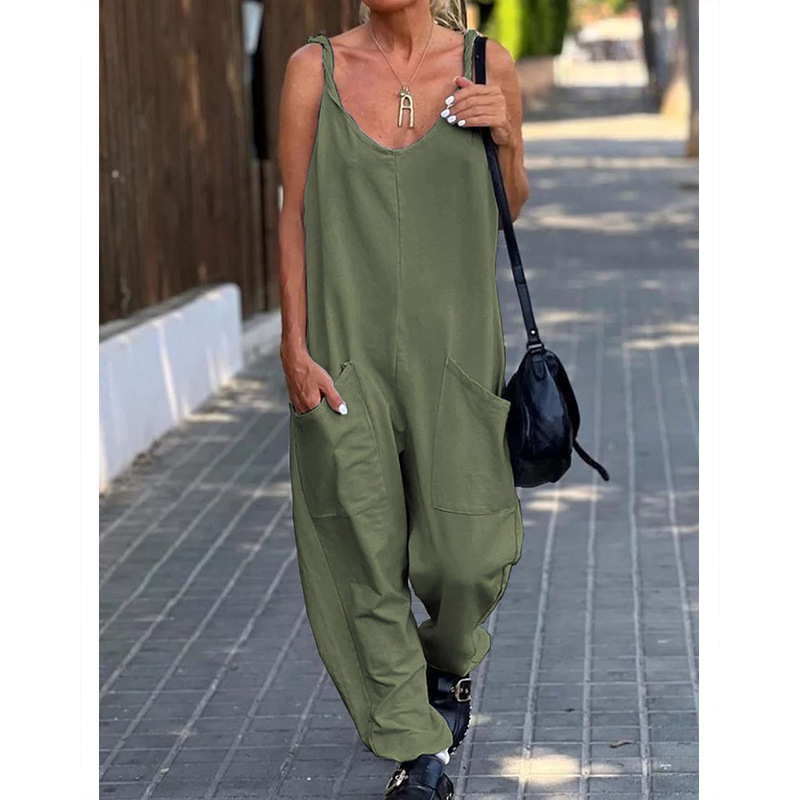Jumpsuit Women's Solid Color L – Street Fashion England recenzja i cena