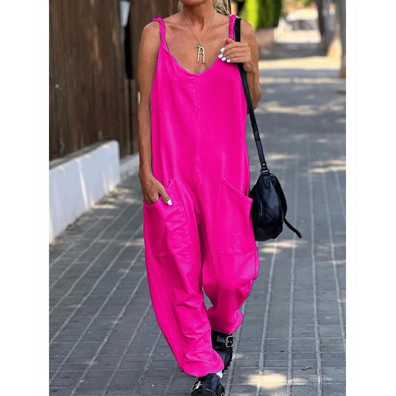Jumpsuit Women's Solid Color L – Street Fashion England recenzja i cena