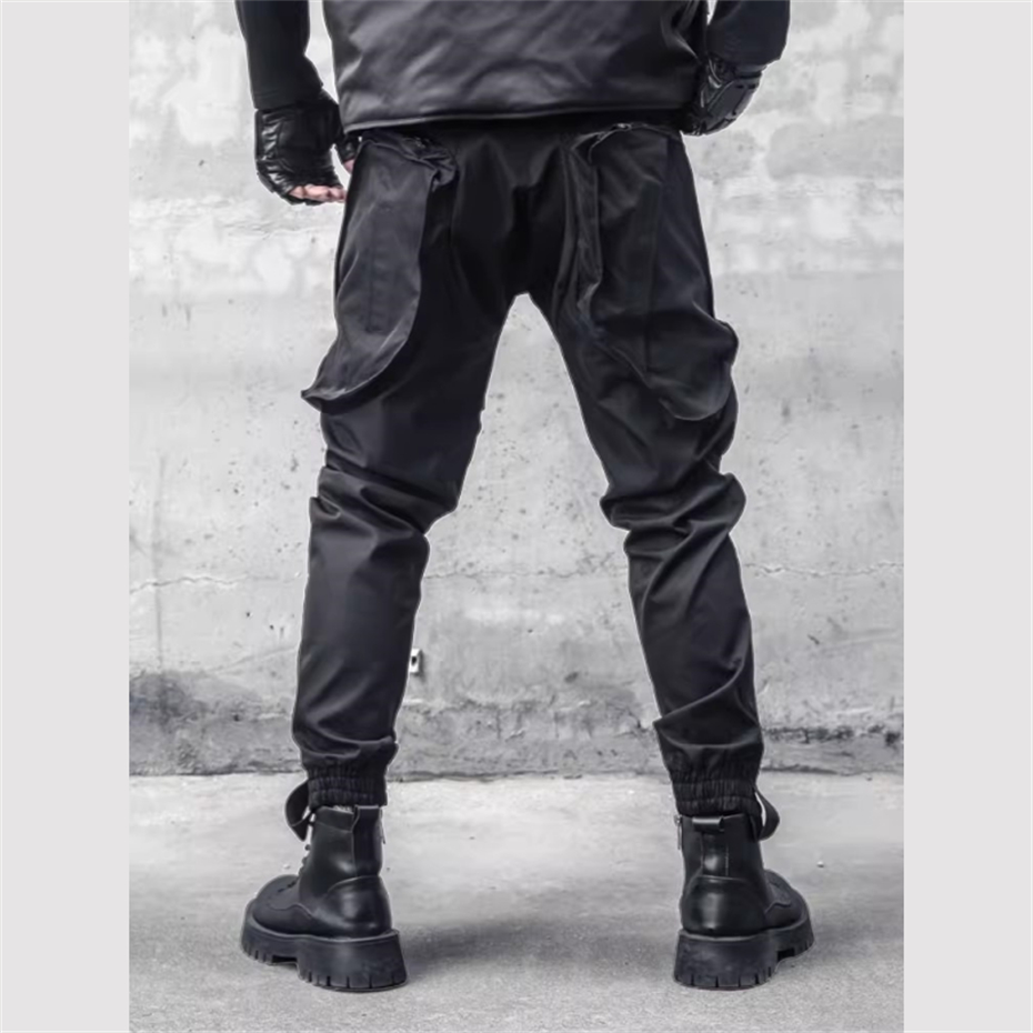Men Y2K Cargo Pants Zipper Poc – Techwear Pants Tactical recenzja i cena
