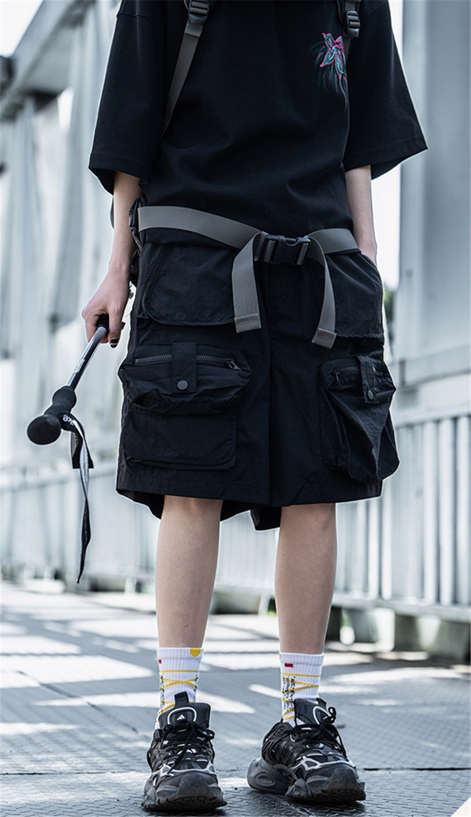Summer Tactical Short Men Punk – Techwear Pants Tactical recenzja i cena
