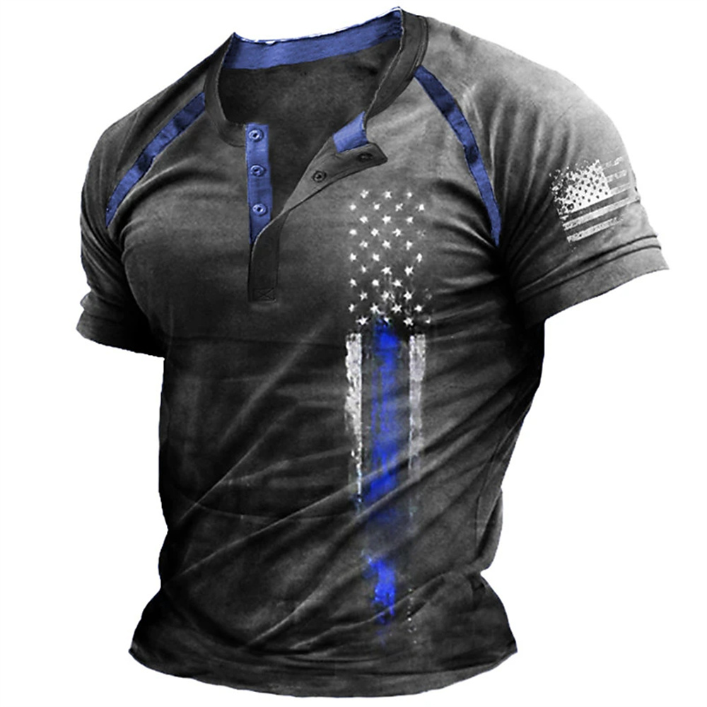 Funny 3D American Flag Print M – Street Fashion For Man recenzja i cena
