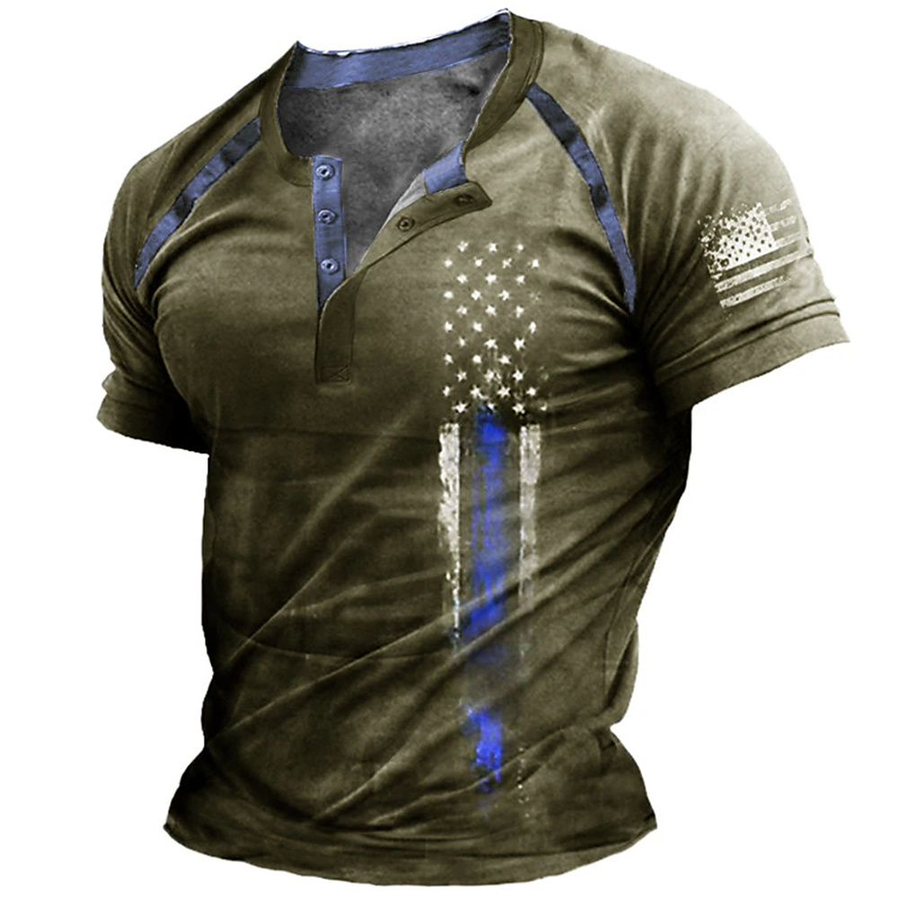 Funny 3D American Flag Print M – Street Fashion For Man recenzja i cena