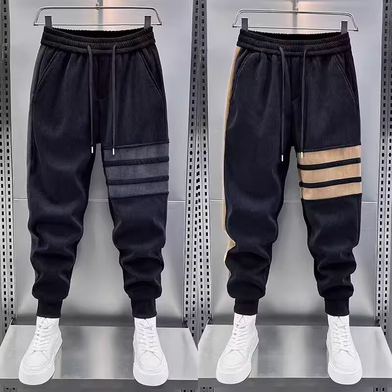 Trendy Men Black Joggers Autum – Running Pant Jogger recenzja i cena