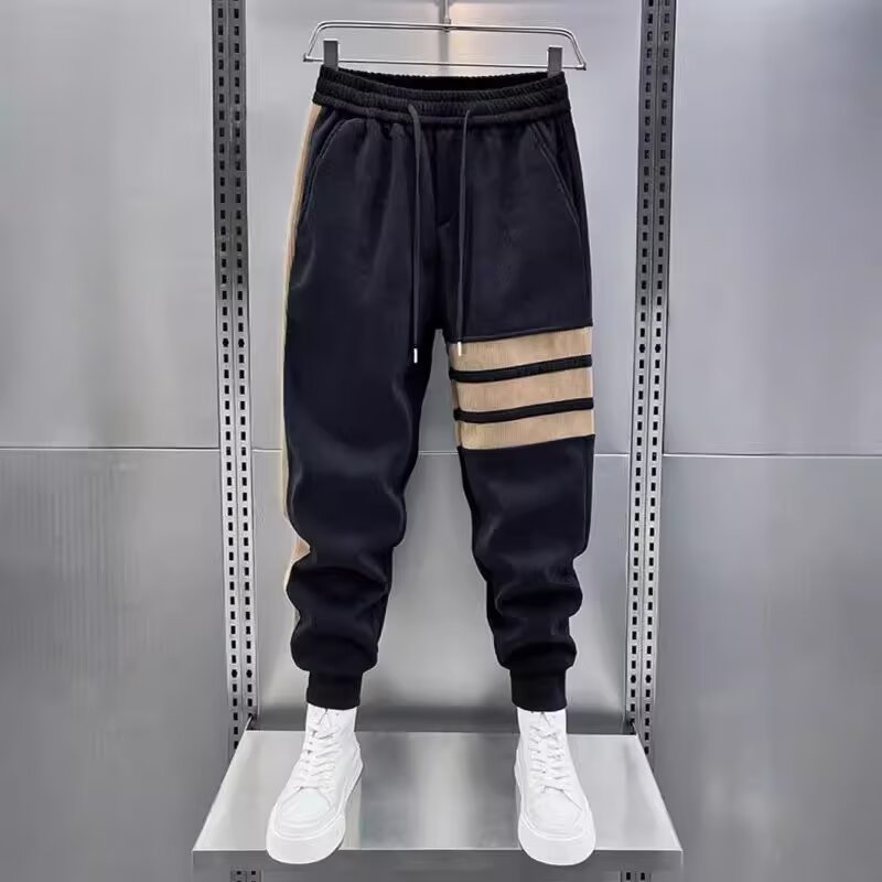 Trendy Men Black Joggers Autum – Running Pant Jogger recenzja i cena
