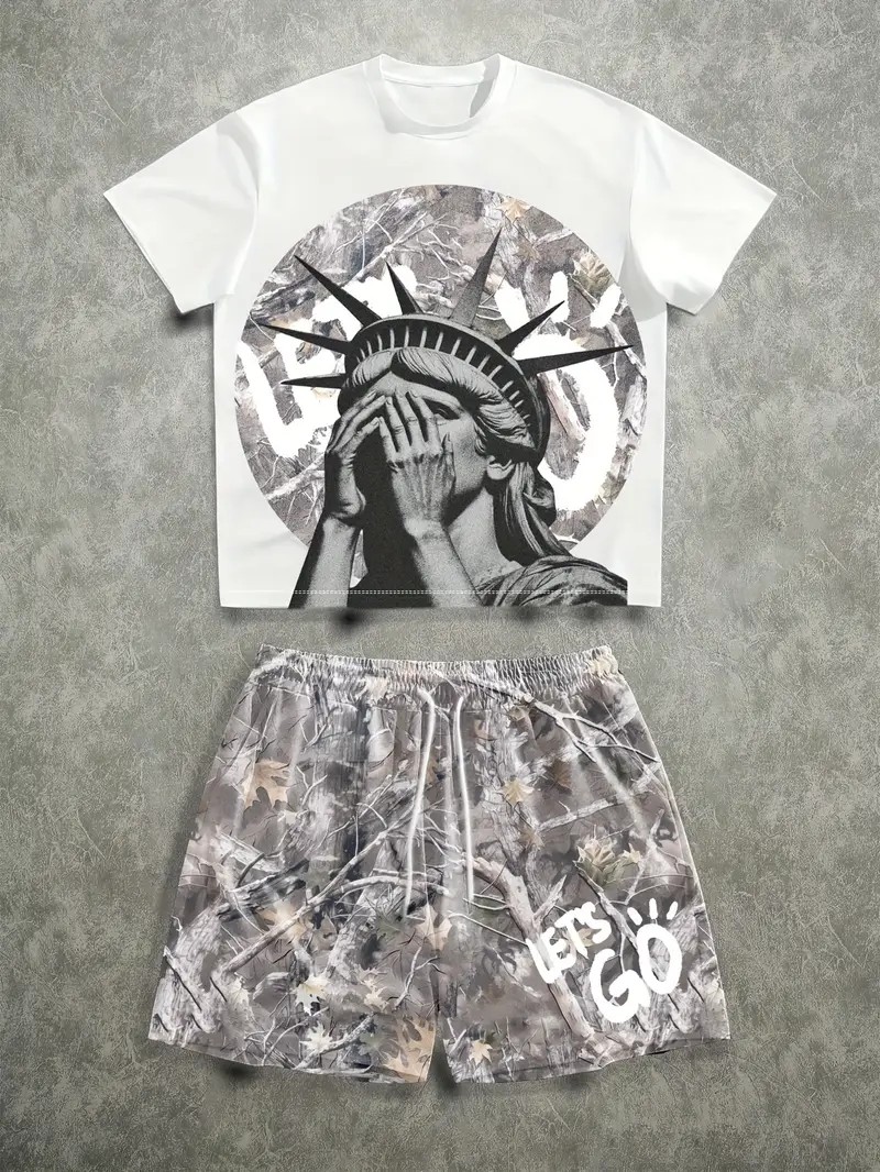 The 2026 Summer New men's Set  – Street Fashion In China recenzja i cena