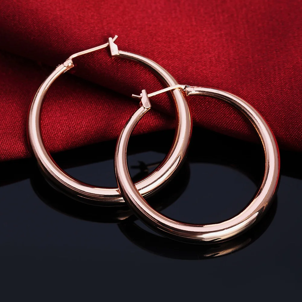 Hot Luxury 925 Sterling Silver – Street Fashion Earrings recenzja i cena