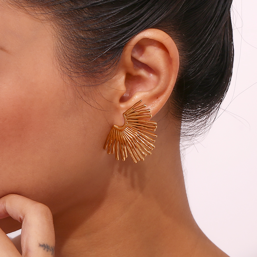 Street Exaggerated Ray Fan-sha – Street Fashion Earrings recenzja i cena