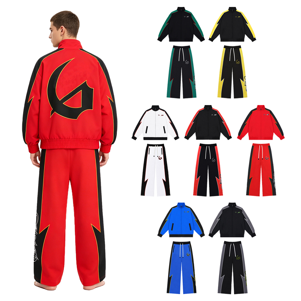 Y2k Streetwear Men's Sets Two  – Street Fashion For Man recenzja i cena