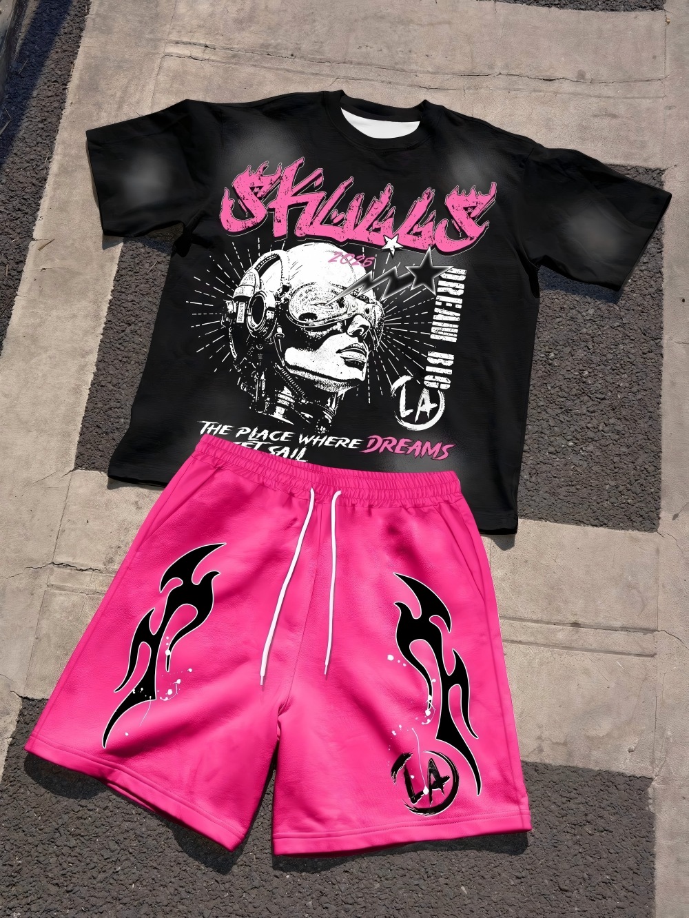 2026 Summer New Men's Short-Sl – Street Fashion In China recenzja i cena