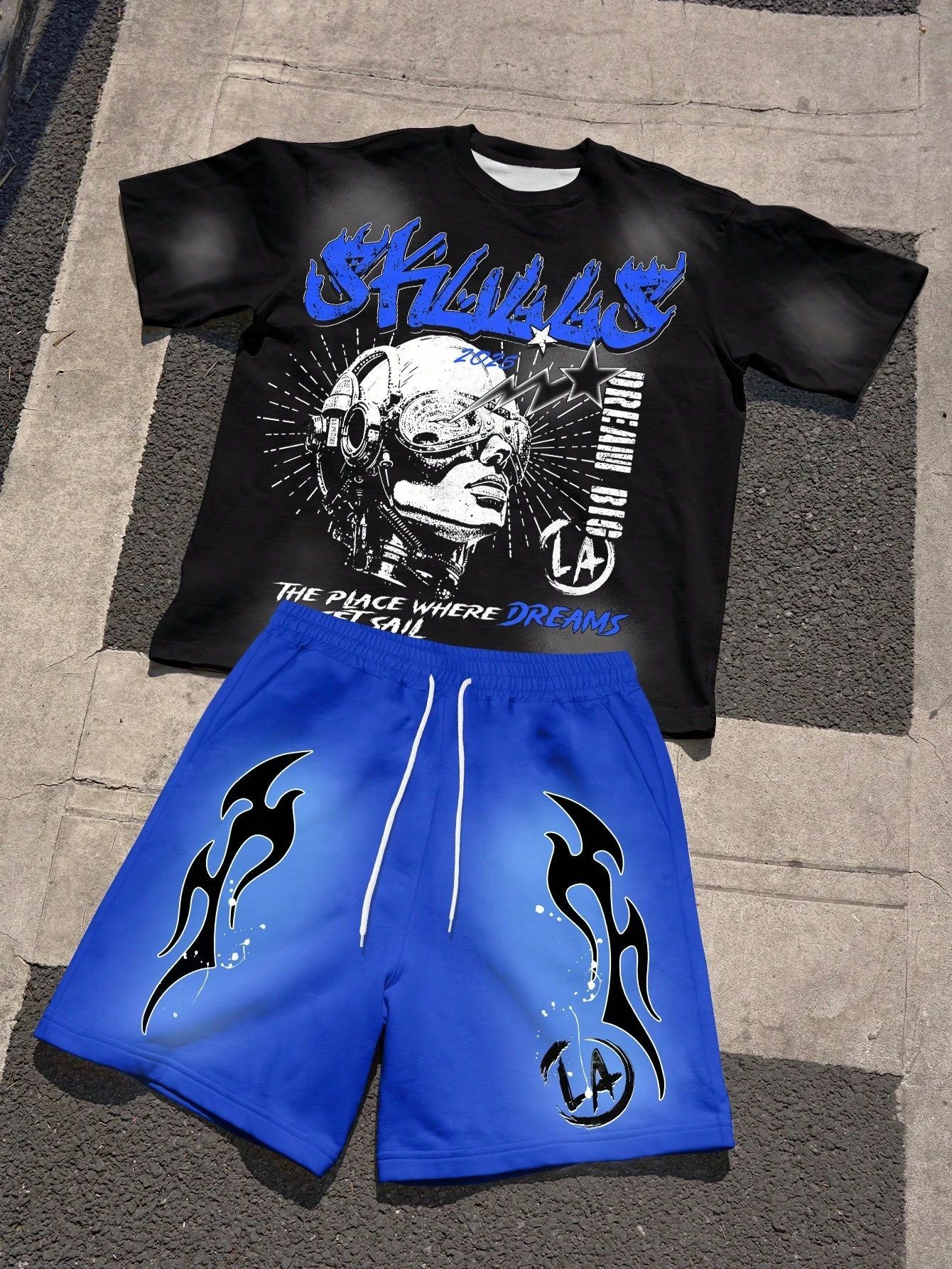 2026 Summer New Men's Short-Sl – Street Fashion In China recenzja i cena
