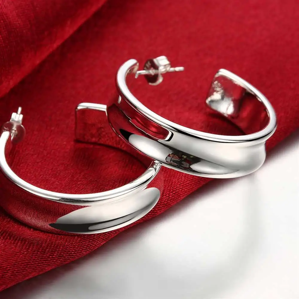 925 Sterling Silver Beautiful  – Street Fashion Earrings recenzja i cena