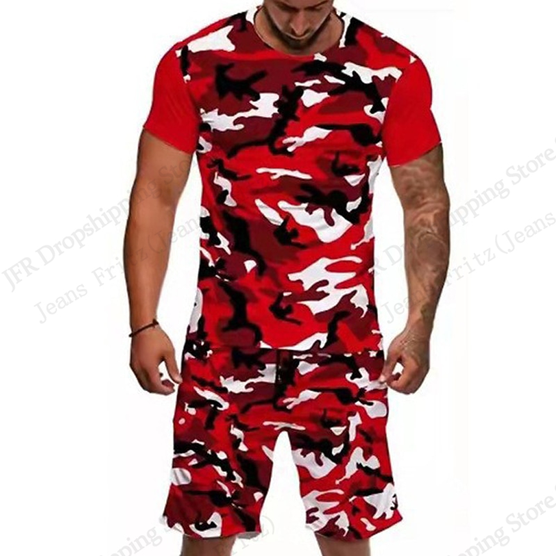 Men's Set T-shirt Camo Camoufl – Camo Pattern Set recenzja i cena
