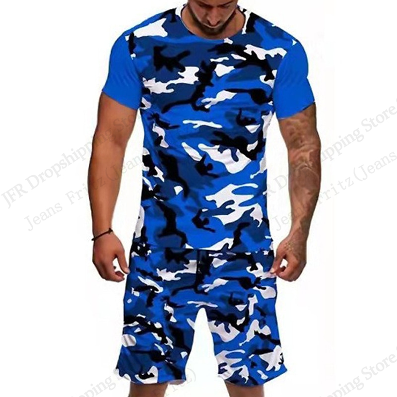 Men's Set T-shirt Camo Camoufl – Camo Pattern Set recenzja i cena