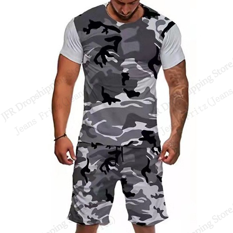 Men's Set T-shirt Camo Camoufl – Camo Pattern Set recenzja i cena