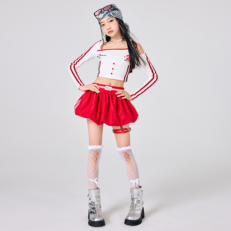 Girls Hip Hop Clothes White To – Street Fashion Dance recenzja i cena