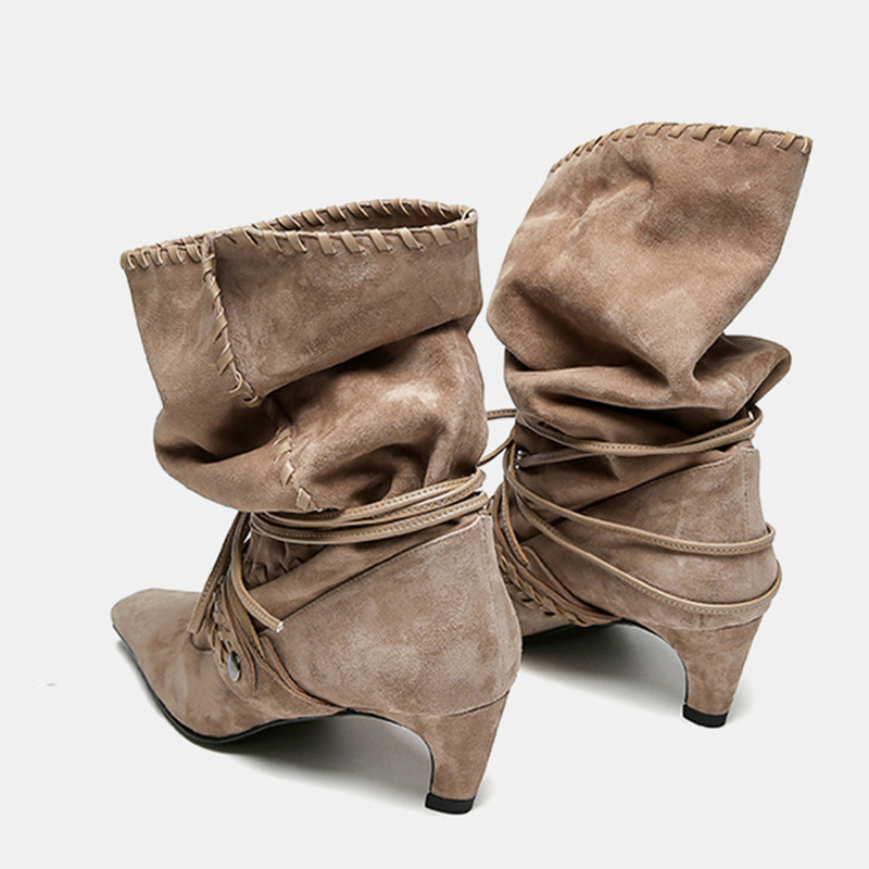 Liyke Autumn Winter Brown Sued – Street Fashion Lady recenzja i cena