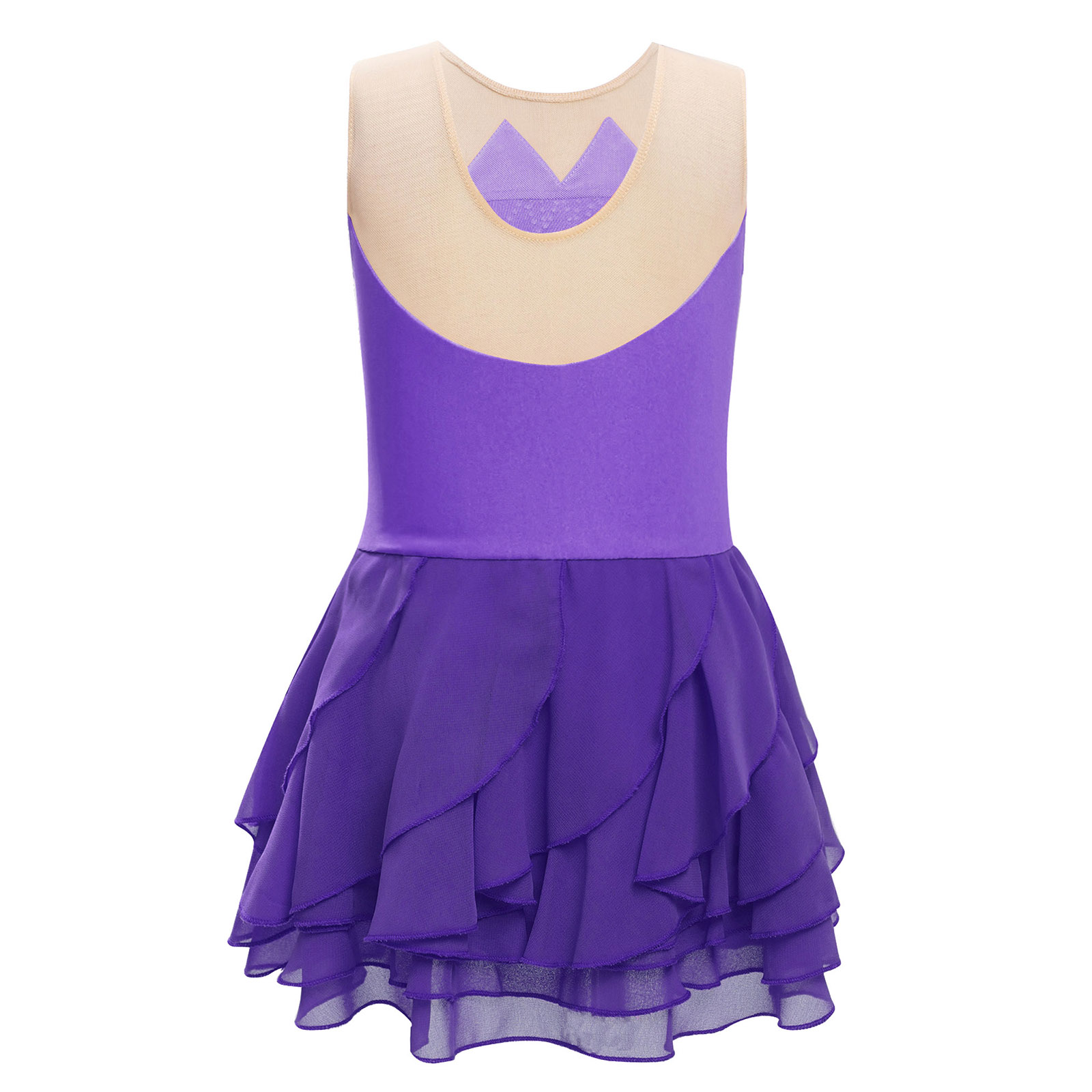 Girls Mesh Figure Skating Dres – Street Fashion Kids recenzja i cena