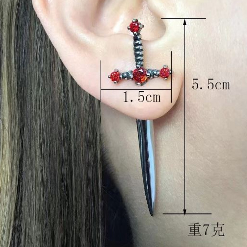 New In Fashion Vintage Hip Hop – Street Fashion Earrings recenzja i cena