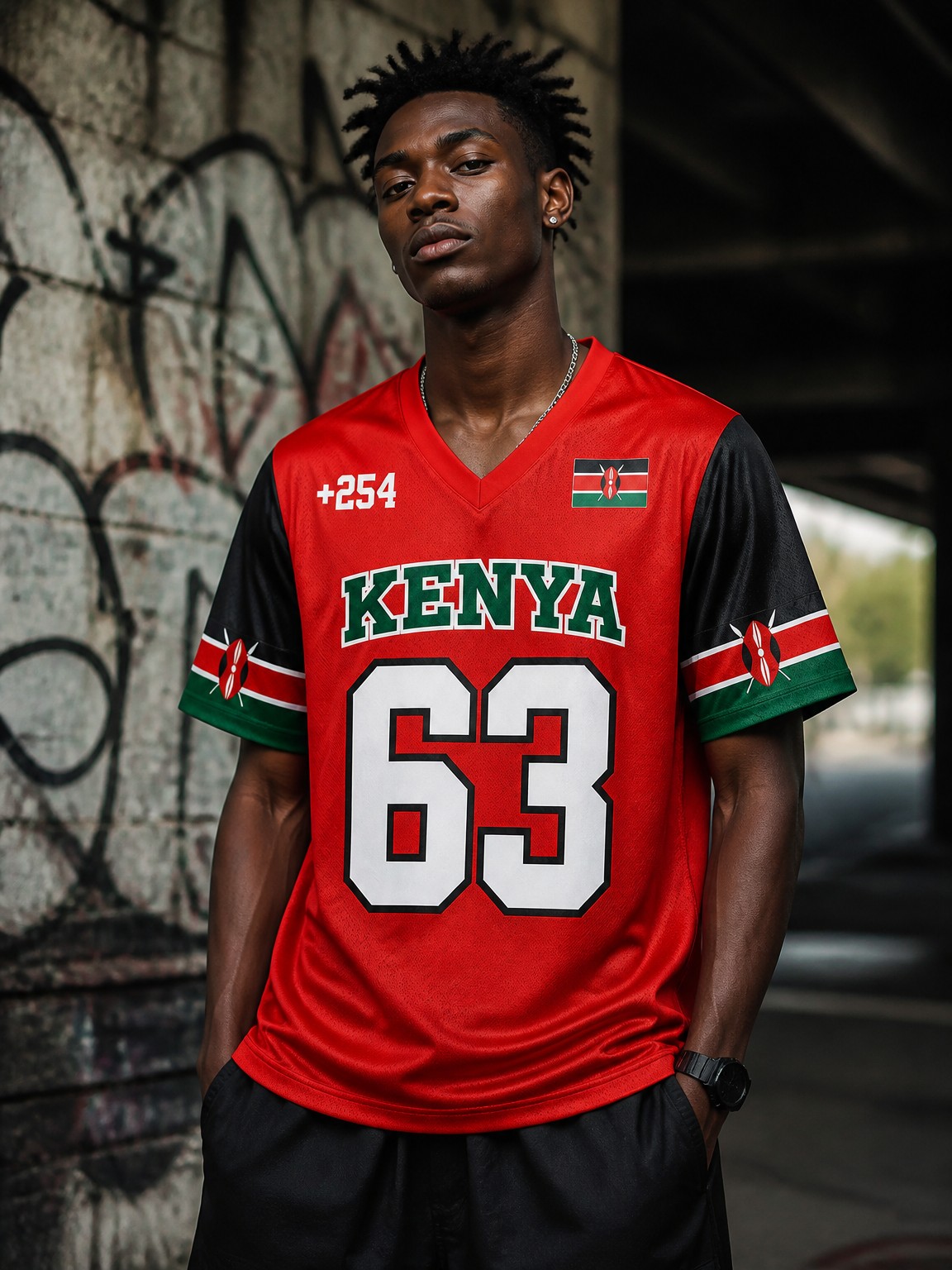 Men's Short-Sleeve Hip Hop Str – Street Fashion Kenya recenzja i cena