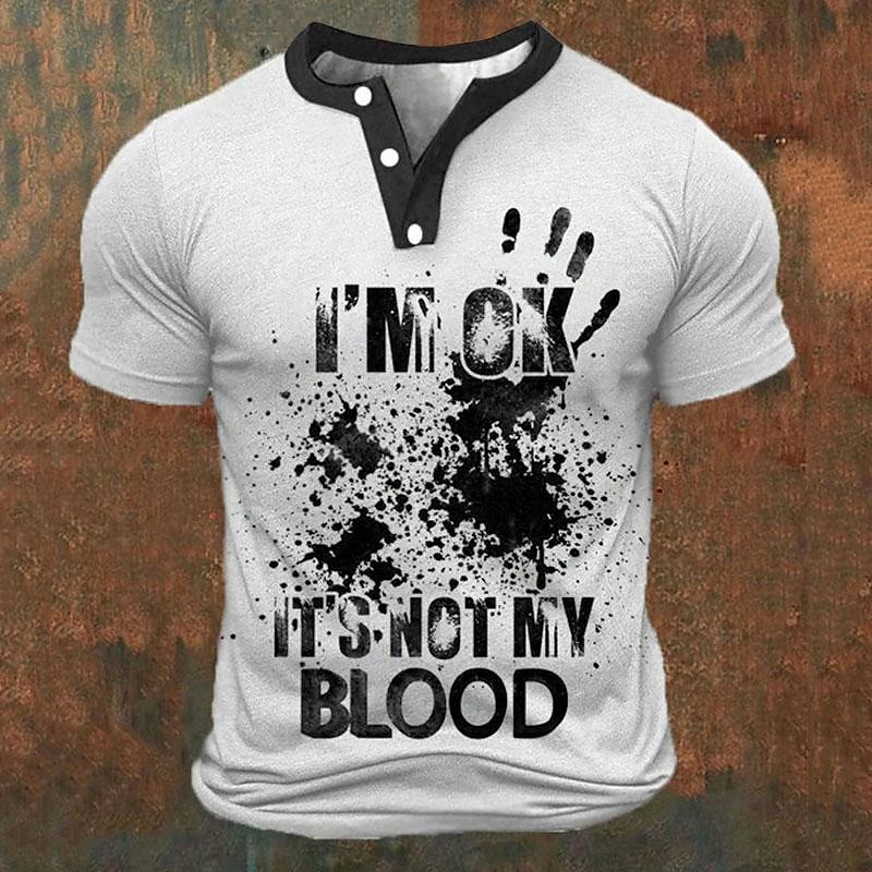 Funny 3D Letter Print Men's He – Street Fashion For Man recenzja i cena