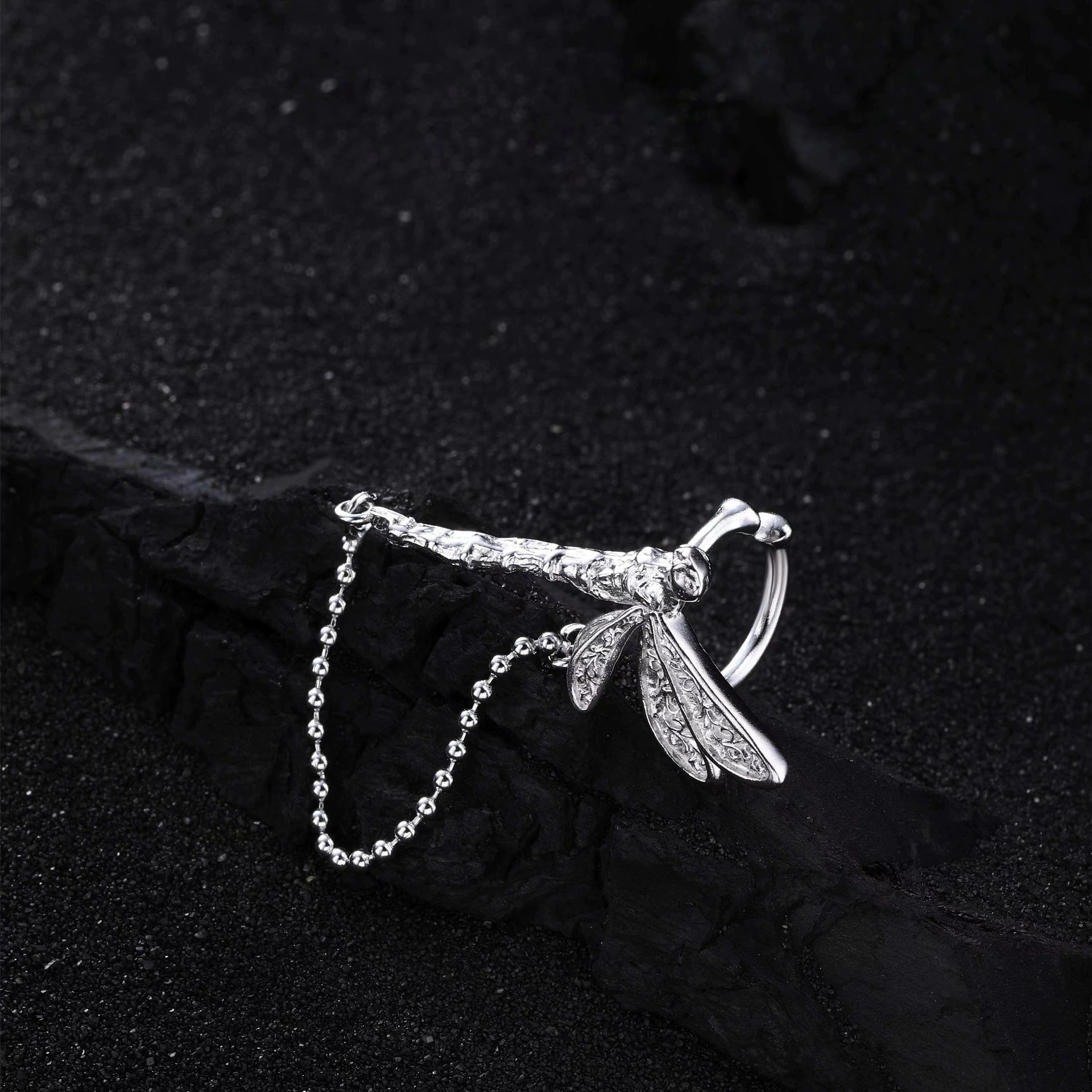 XIYANIKE Dragonfly Chain Tasse – Street Fashion Earrings recenzja i cena