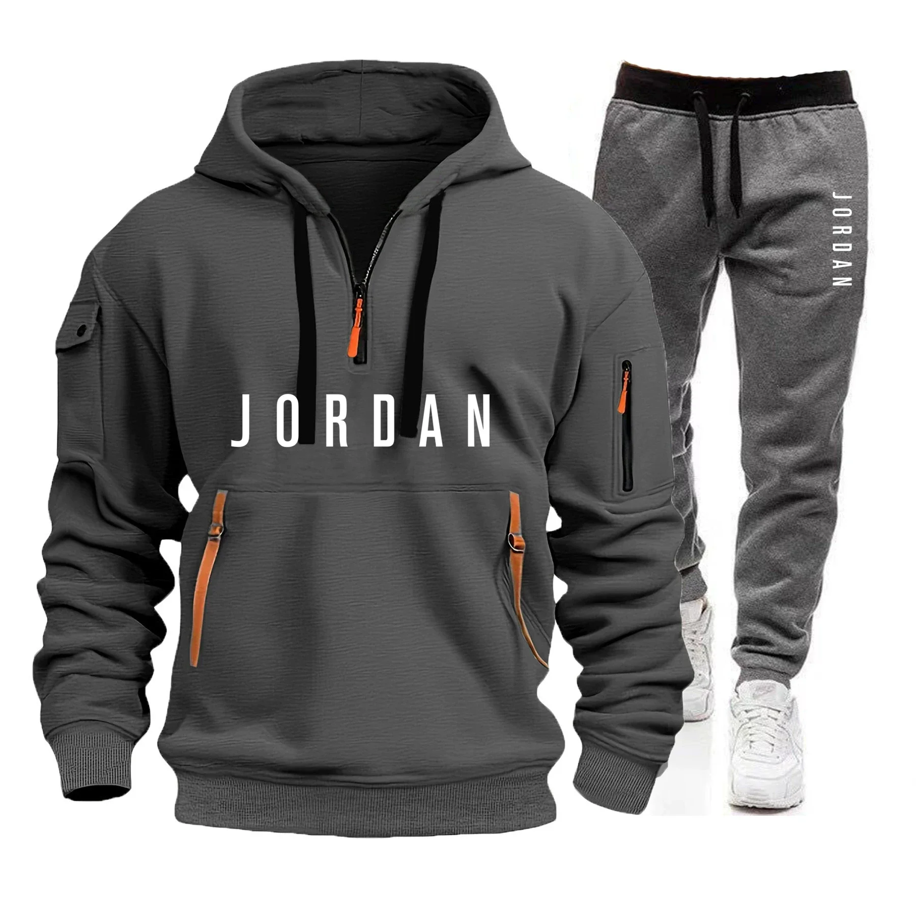 Spring and Autumn Men's Sweats – Street Fashion For Man recenzja i cena