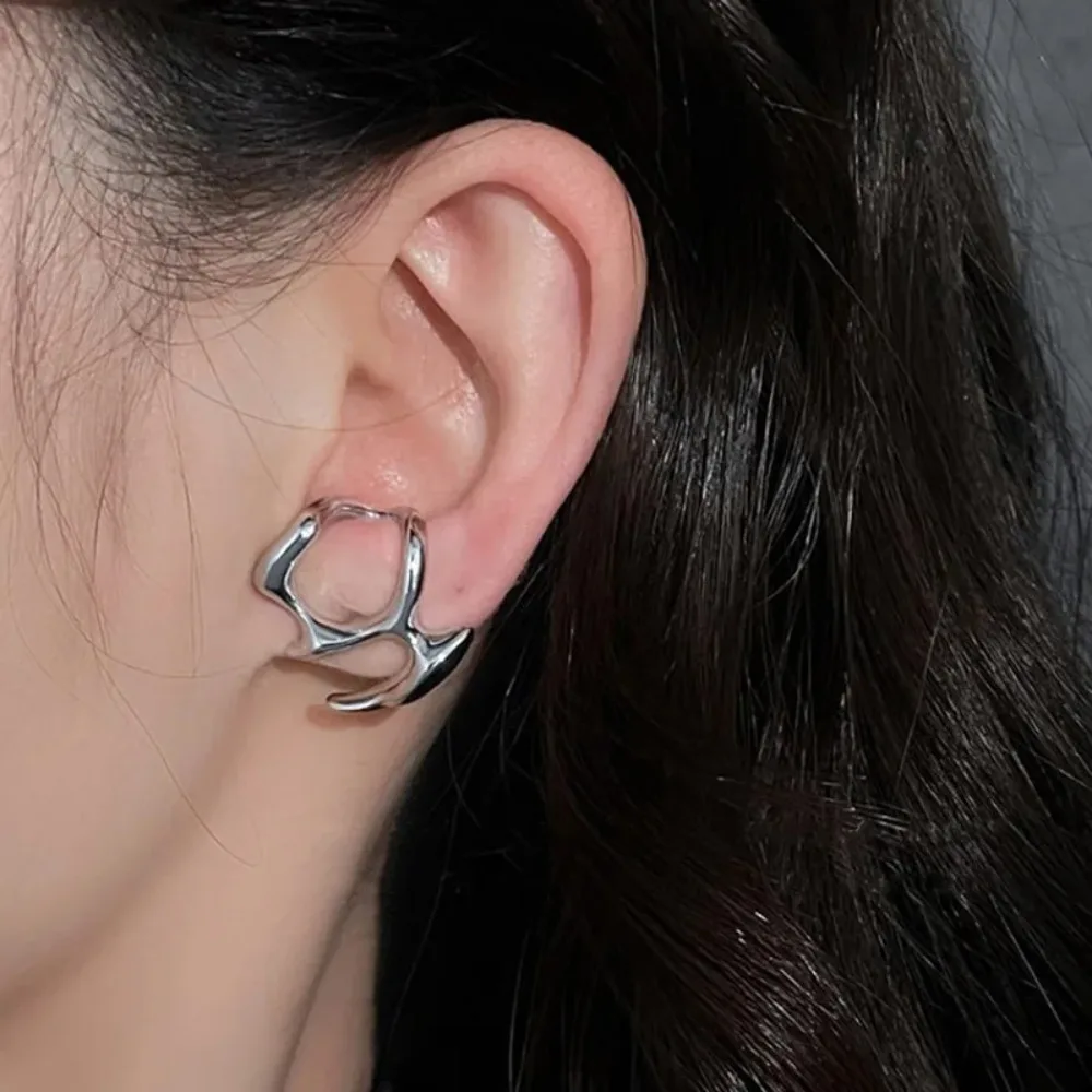 Women Trendy Y2K Irregular Liq – Street Fashion Earrings recenzja i cena