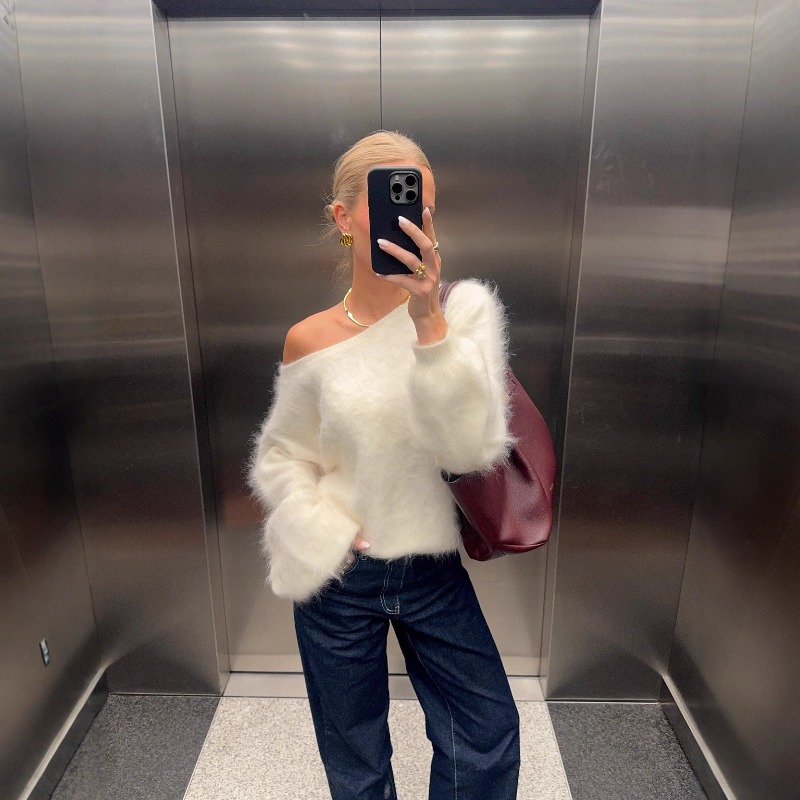 2025 Women Solid Off Shoulder  – Street Fashion England recenzja i cena